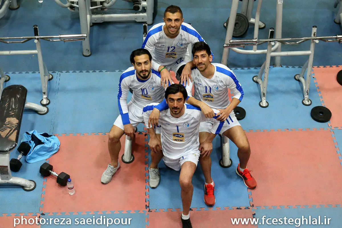 گزارش تصویری تمرین استقلال