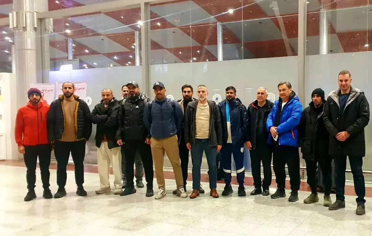 حضور مسئولان برگزاری بازی تراکتور - الخلدیه در تبریز