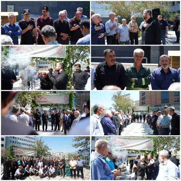 خادمین حسینی منطقه9 بدرقه شدند

