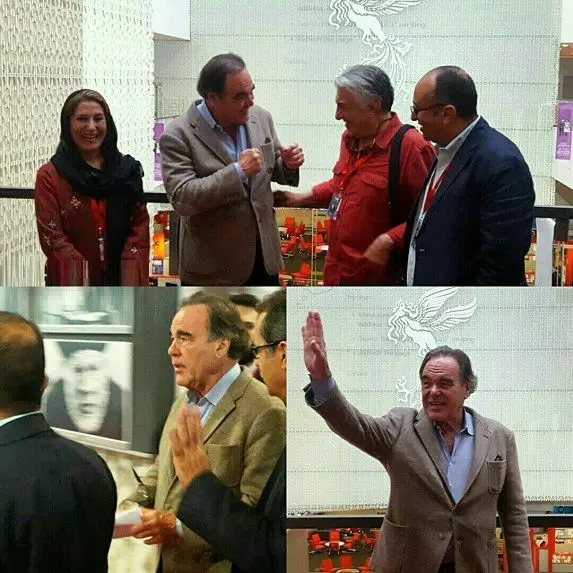 حضور یک هالیوودی مشهور در کاخ جشنواره جهانی فجر+عکس