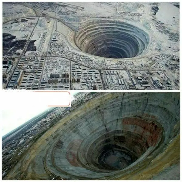 عمیق ترین حفره ایجاد شده توسط انسان در زمین+عکس