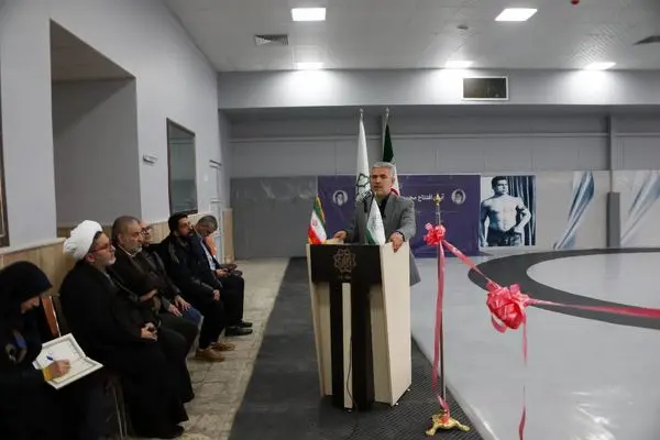 افتتاح پایگاه ورزش قهرمانی کشتی در محله اتابک منطقه ۱۵