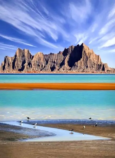 خطای دید جالب از زیباترین ساحل ایران+عکس