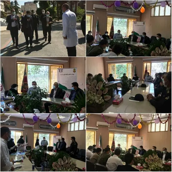 ‍ دیدار شهردار ناحیه ۵منطقه۶ با رییس و کادر درمان بیمارستان هاجر همزمان با گرامیداشت روز ارتش جمهوری اسلامی ایران

