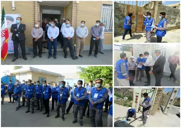 برگزاری مانور پیمایشی مشترکین آب در 8 روستای شهرستان شازند