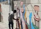 زیباسازی بلوار سعادت آباد با جانمایی  درختان گلدانی 

