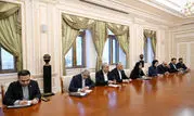 دیدار وزیر راه و شهرسازی ایران با رئیس‌جمهور آذربایجان