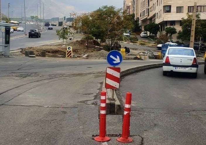ساماندهی ترافیکی در شهرک بوعلی سعادت آباد

