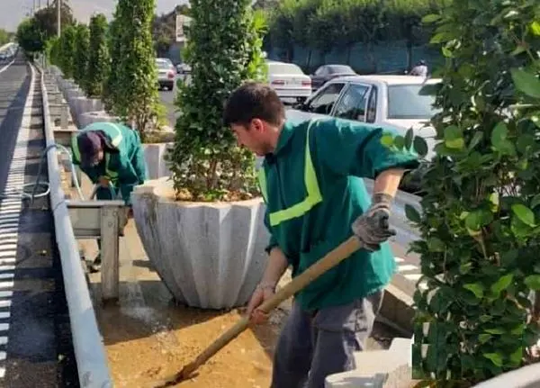 آغاز ساماندهی و زیباسازی خیابان شهید فرحزادی