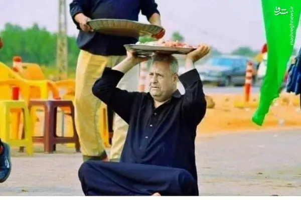 پذیرایی رئیس دانشگاه از زائران اربعین+عکس