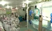  ۶۰ دانش آموز دختر ۹ ساله قمی در مسجد مقدس جمکران رسیدن به سن تکلیف خود را جشن گرفتند