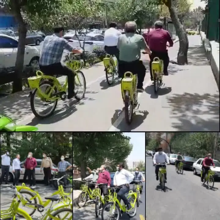 رکاب زنی برای شناسایی مشکلات محله