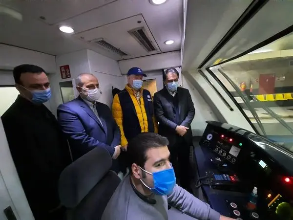 بازدید نماینده سازمان جهانی بهداشت (WHO)در ایران از متروی تهران