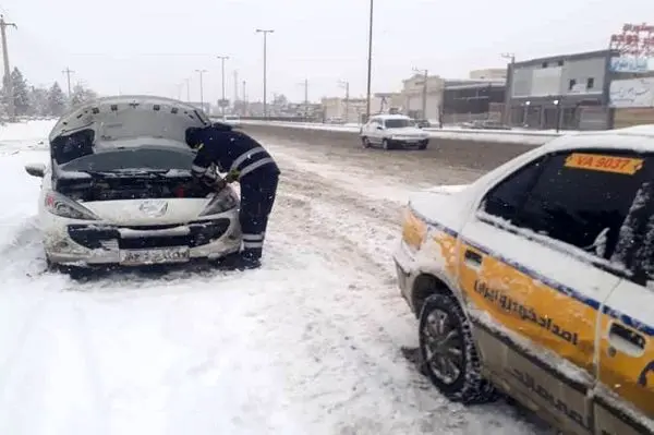 آماده باش ناوگان امدادخودروایران همزمان با هشدار سازمان هواشناسی