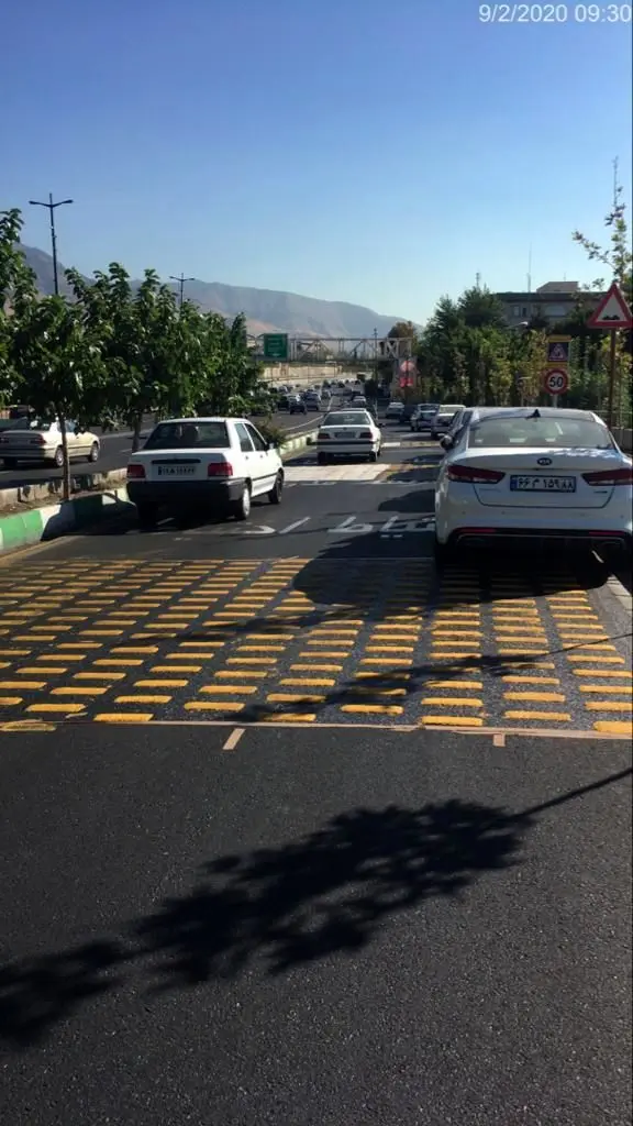 اجرای اپوکسی اکستروژن در بزرگراه آیت اله هاشمی رفسنجانی

