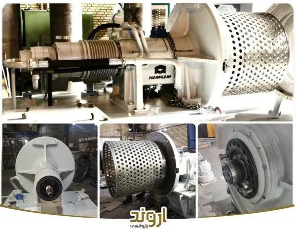 بومیسازی و تعمیر اساسی سانتریفیوژ Pusher P100 در پتروشیمی اروند