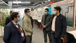 بازدید مهندس رزاقی مدیرعامل ایرانول از کارخانه هم آوا
