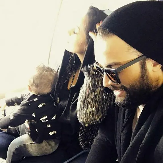 عکس خاص و متفاوت بنیامین بهادری و همسرش