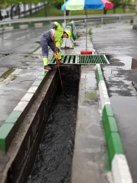 تمهیدات شهرداری منطقه چهار برای جلوگیری از آبگرفتگی های احتمالی