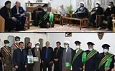 دیدار مسئولان حرم امامزاده سید علی(ع) با خانواده ۳ شهید انقلاب

