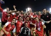 پوشش جالب هوادار ایرانی در ورزشگاه دوحه + عکس