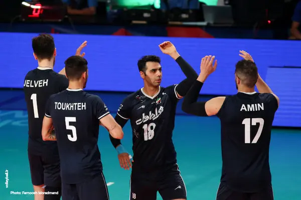 دیدار والیبالیست های ایران با عقابها