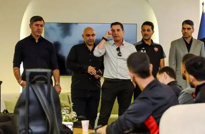 برگزاری جلسه معارفه اوسمار در فرودگاه