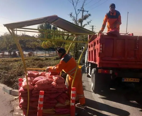 ۴۰ هزار کیسه‌ شن مخصوص در  منطقه یک جانمایی شد

