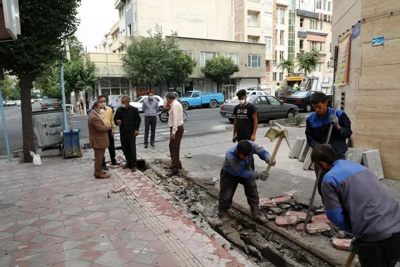 ارائه ده ها خدمات فوریتی در بزرگراه شهید دوران با اجرای طرح نگهداشت شهر

