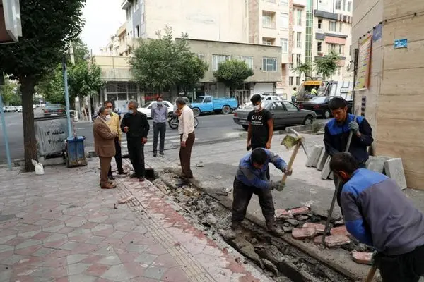 ارائه ده ها خدمات فوریتی در بزرگراه شهید دوران با اجرای طرح نگهداشت شهر

