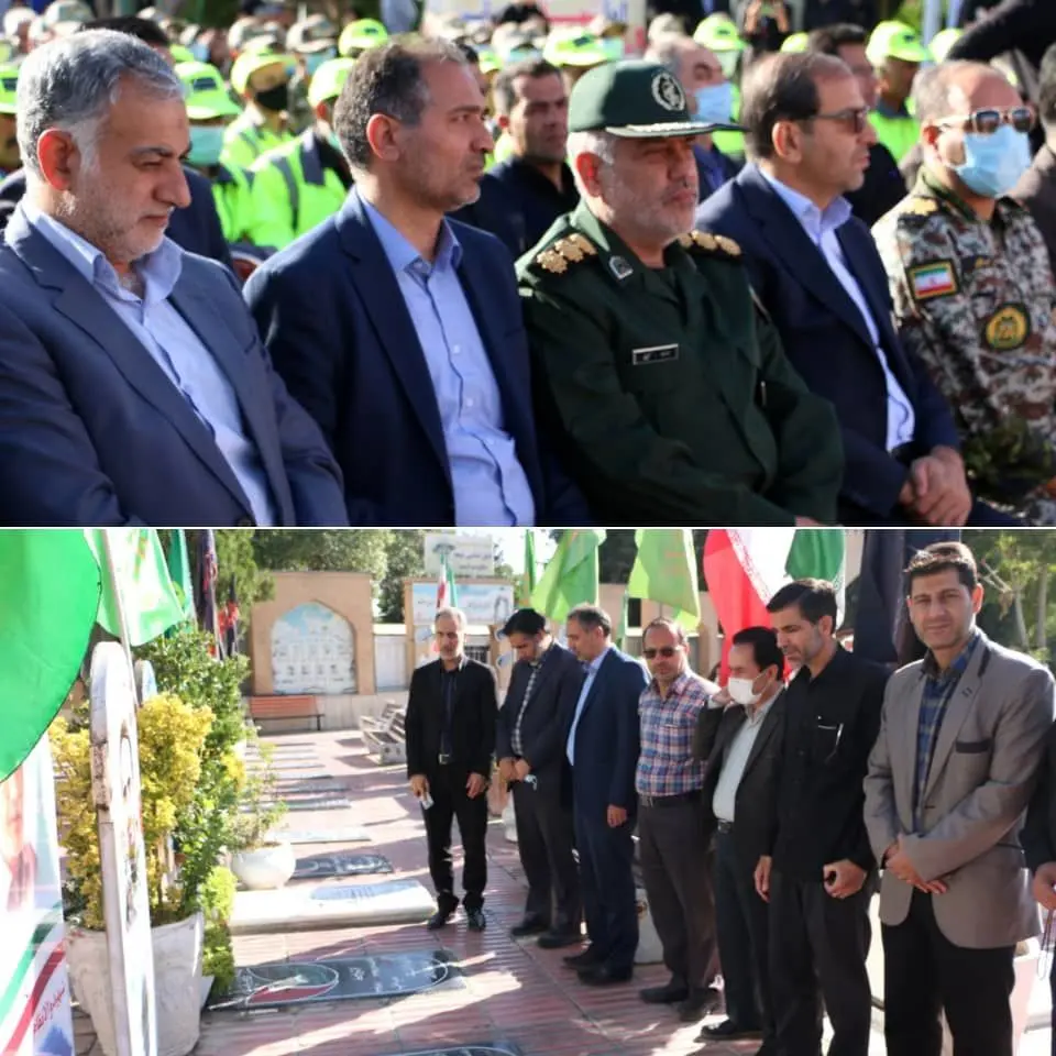 حضور مدیر مخابرات منطقه مرکزی در مراسم بدرقه خادمین حسینی شهرداری اراک به عتبات عالیات 

