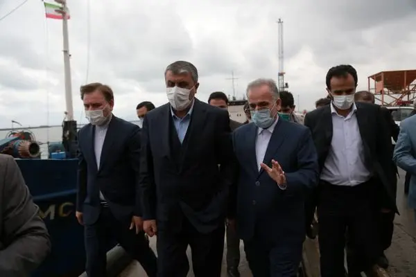 بازدید وزیر راه و شهرسازی از طرح های زیرساختی و توسعه ای منطقه آزاد انزلی