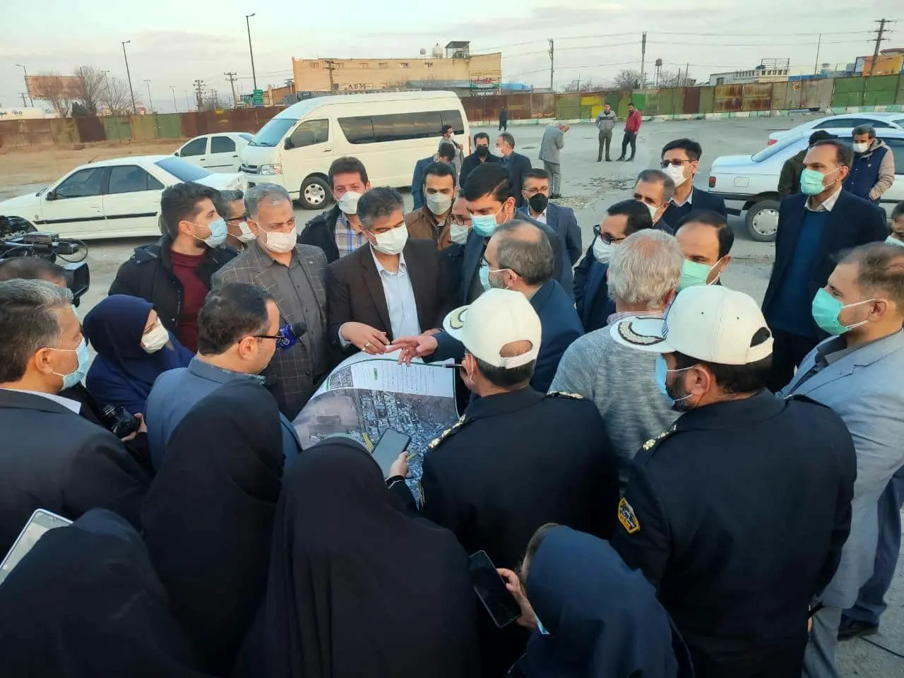 بازدید میدانی مدیریت ارشد استان، از پروژه های عمرانی شهرداری اراک