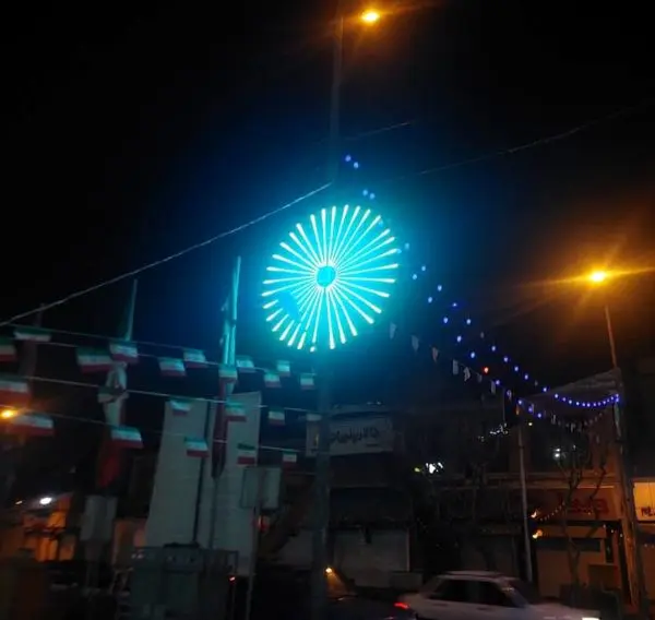 نصب المان های  نوری هوشمند در منطقه ۱۲

