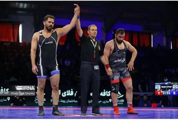 افتخار آفرینی دهبانپور کارمند پتروشیمی بندر امام در کشتی آزاد کشور