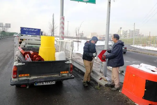 جانمایی، نصب علائم و تابلوهای راهنمای مسیر در بلوارها و معابر منطقه 19