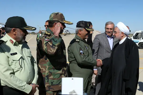 روحانی وارد سیستان و بلوچستان شد
