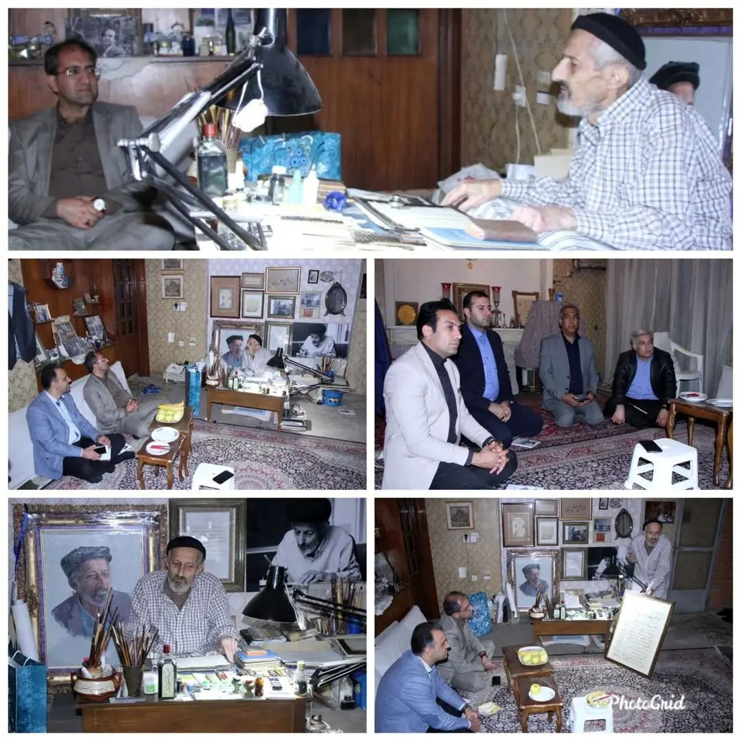 شهردار منطقه۹ با خوشنویس پیشکسوت کشور دیدار و گفتگو کرد

