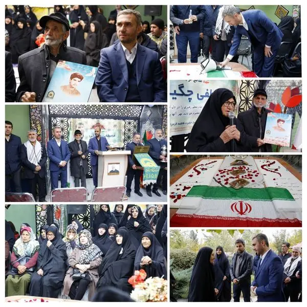 تجدید میثاق و غبارروبی مزار شهداء به مناسبت سالگرد خاکسپاری شهدای محله استقلال در منطقه ۲۱