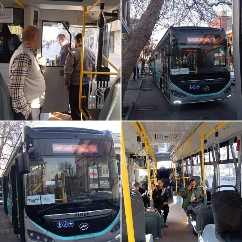 راه‌اندازی خط ۳۵۳ اتوبوس‌های برقی در پهنه مرکزی پایتخت