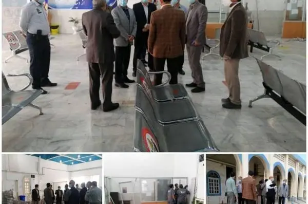 بازدید مدیرکل بنادر و دریانوردی استان از پایانه بین المللی  مسافری بندر بوشهر

