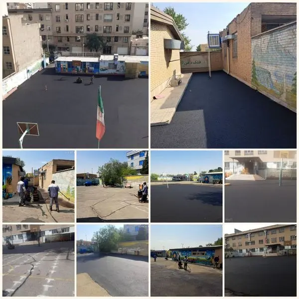 بهسازی روکش آسفالت مدارس در قالب طرح استقبال از مهر در نواحی سه گانه منطقه ۲۱ اجرایی شد

