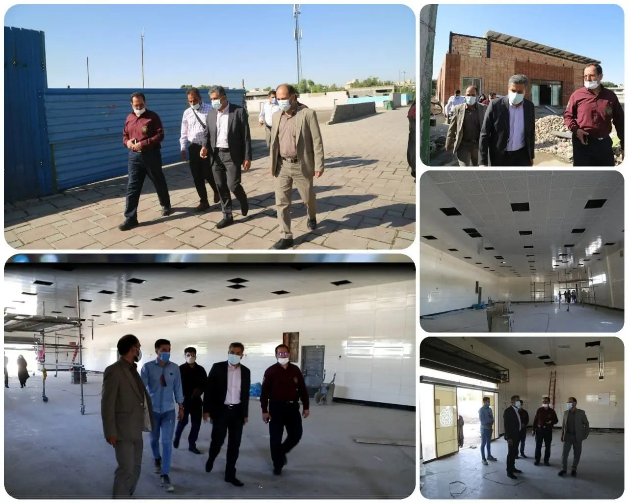 بازدید شهردار منطقه ۱۵ از مراحل پایانی احداث بازار میوه و تره بار شاهد

