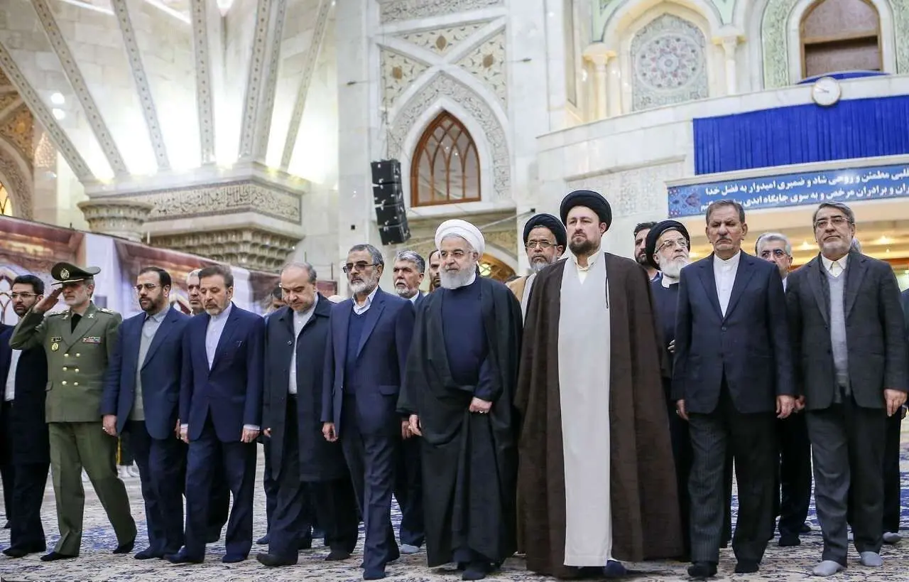 تجدید میثاق اعضای هیات دولت با آرمانهای امام راحل