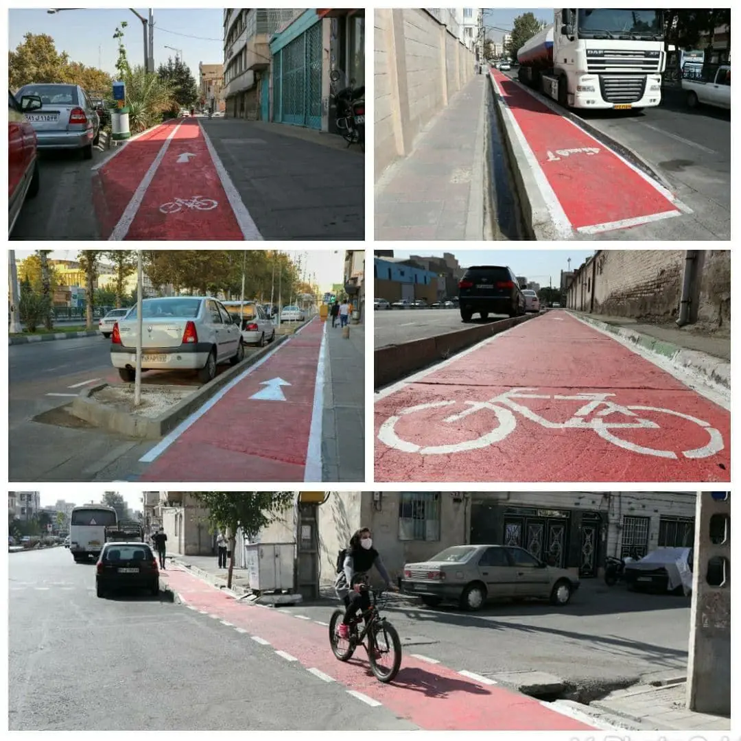 منطقه 9 پیشتاز در احداث مسیر دوچرخه

