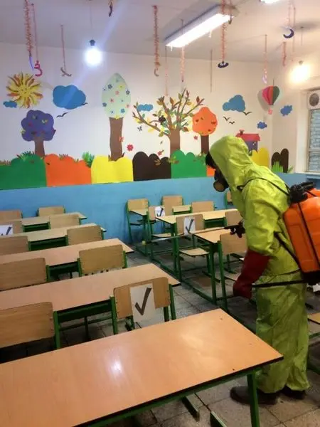 آماده سازی مدارس منطقه سه جهت حضور دانش آموزان

