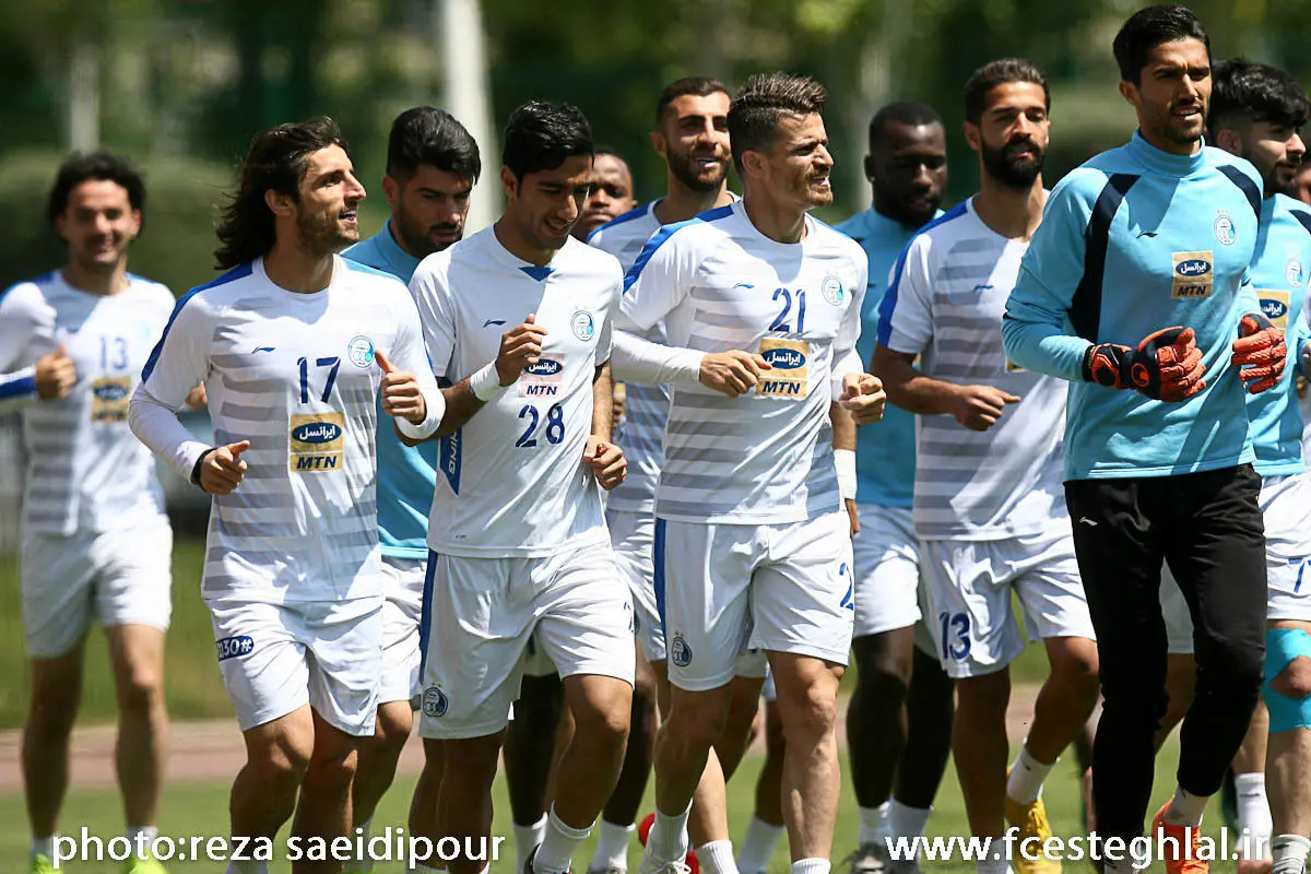 گزارش تصویری تمرین استقلال