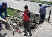 بازدید شهردار منطقه از اجرای طرح پنجشنبه های نگهداشت شهر 

