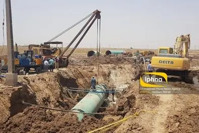 لوله گذاری آب شرب منطقه خرمشهر و آبادان