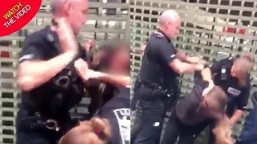 ضرب و شتم دختر 14 ساله توسط پلیس + عکس